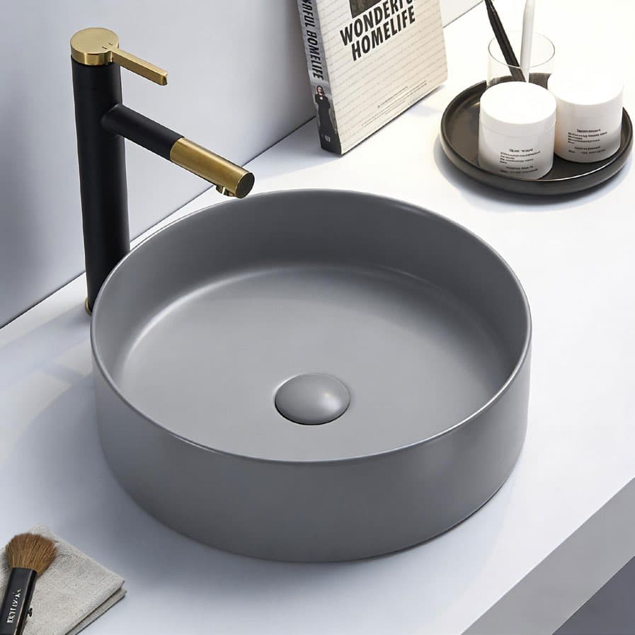 Axis Round Basin Grey