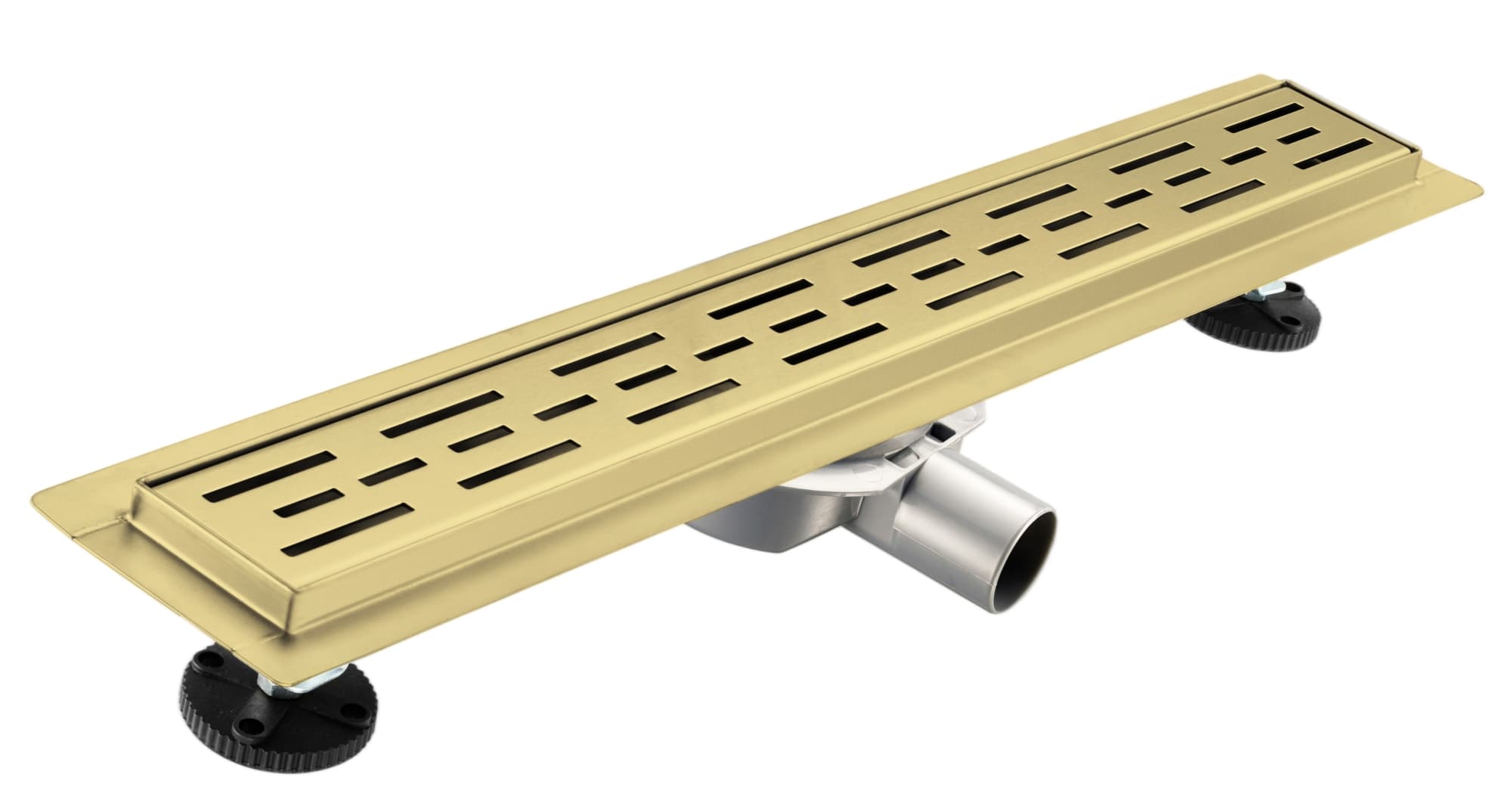 Floor Drain Brushed Gold Line Grate 500mm