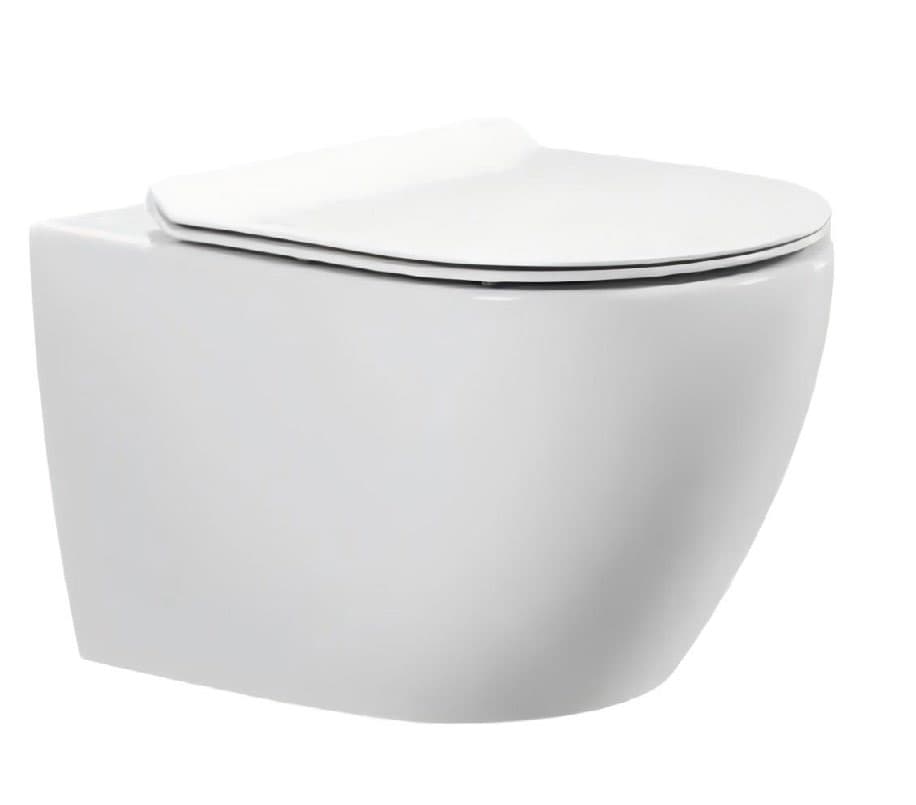Curva Wall Hung Toilet Pan White