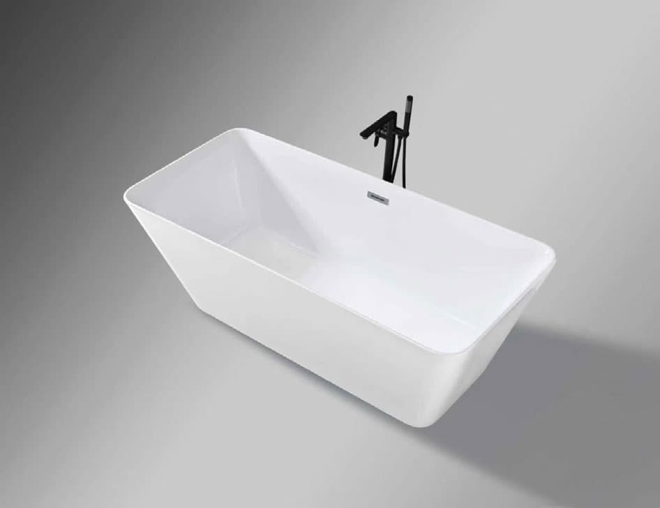 Savannah Slim Edge Tub WHite