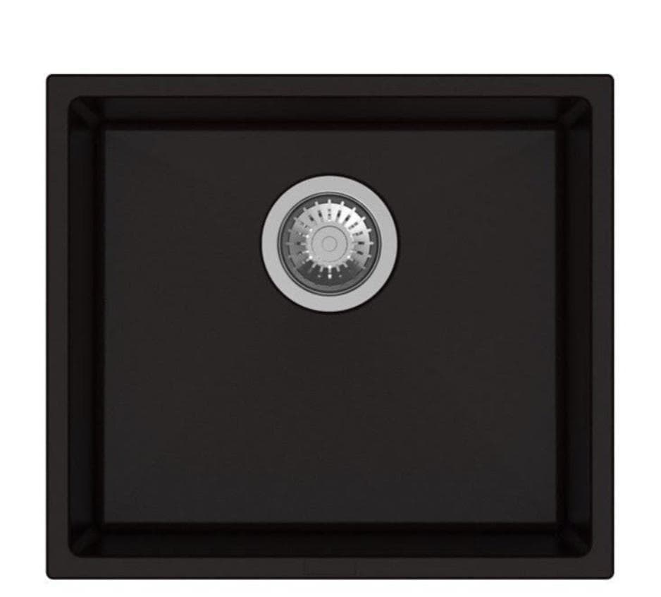 Quartz Prep Bowl Square Black
