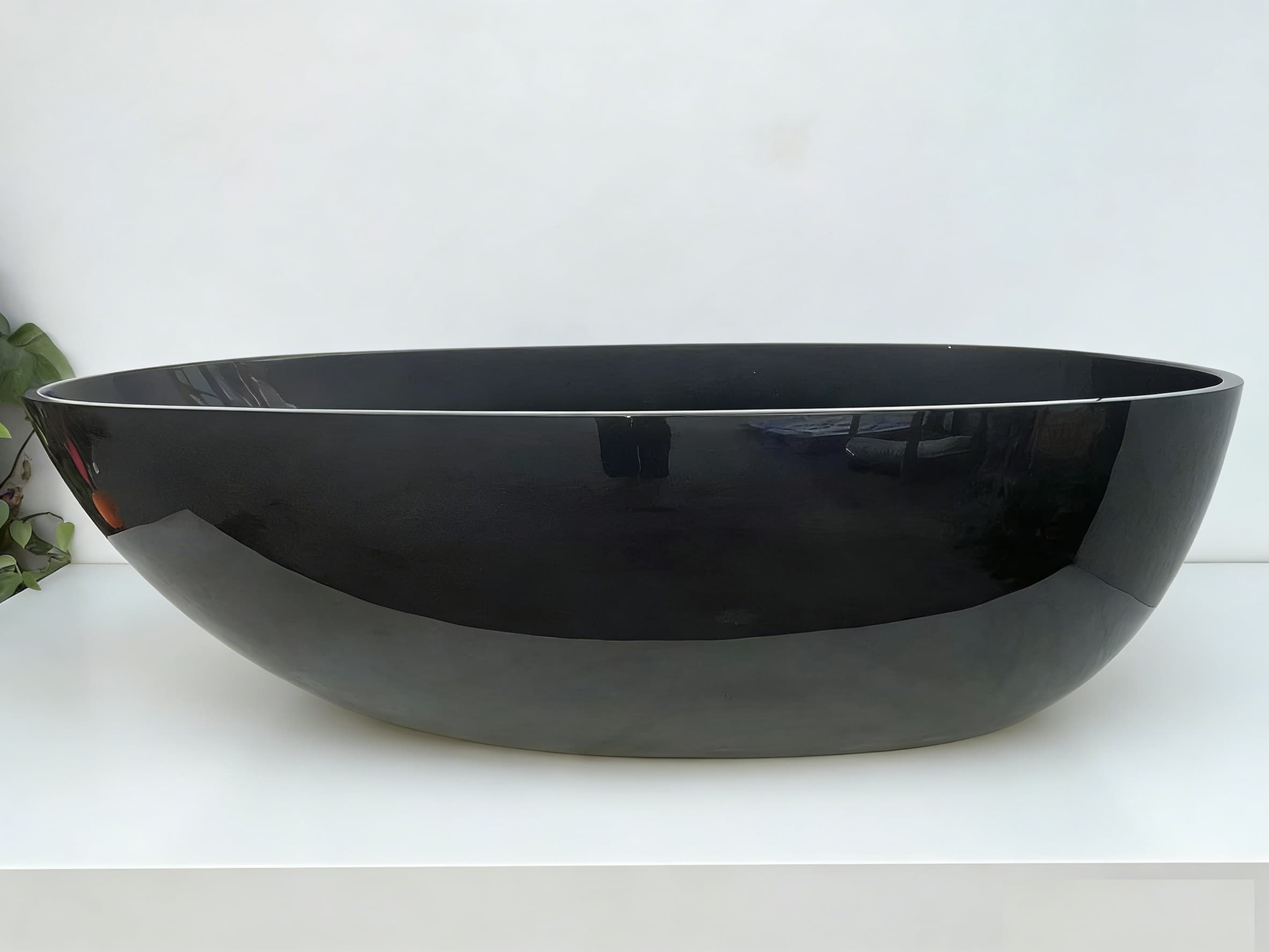 Adrianna Quartz Freestanding Tub Black