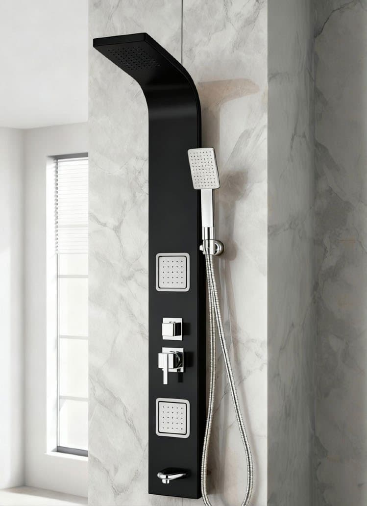 Shower Column Black