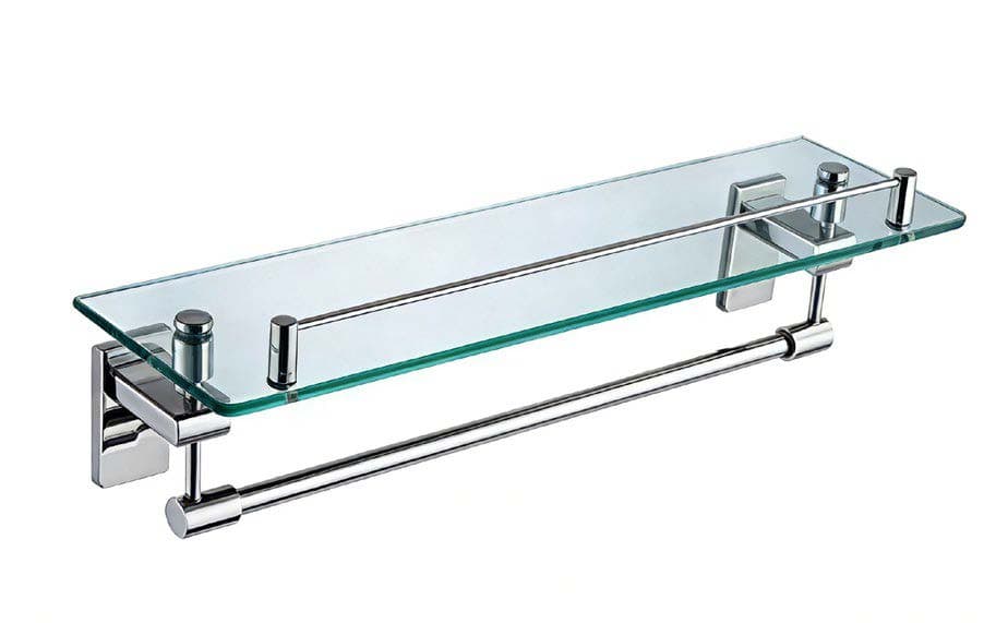 Glass Bathroom Shelf