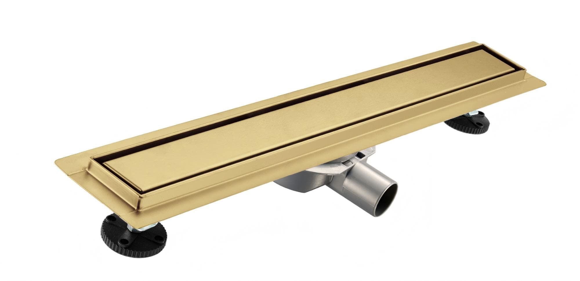 Floor Drain Brushed Gold Solid 800mm